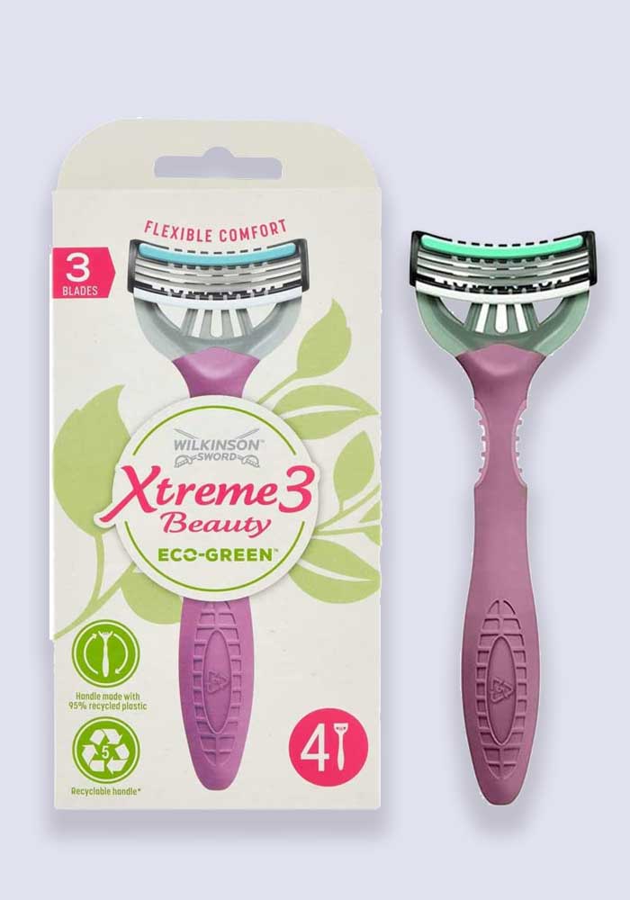 Wilkinson Sword Xtreme 3 Beauty Eco Green 4 Pack