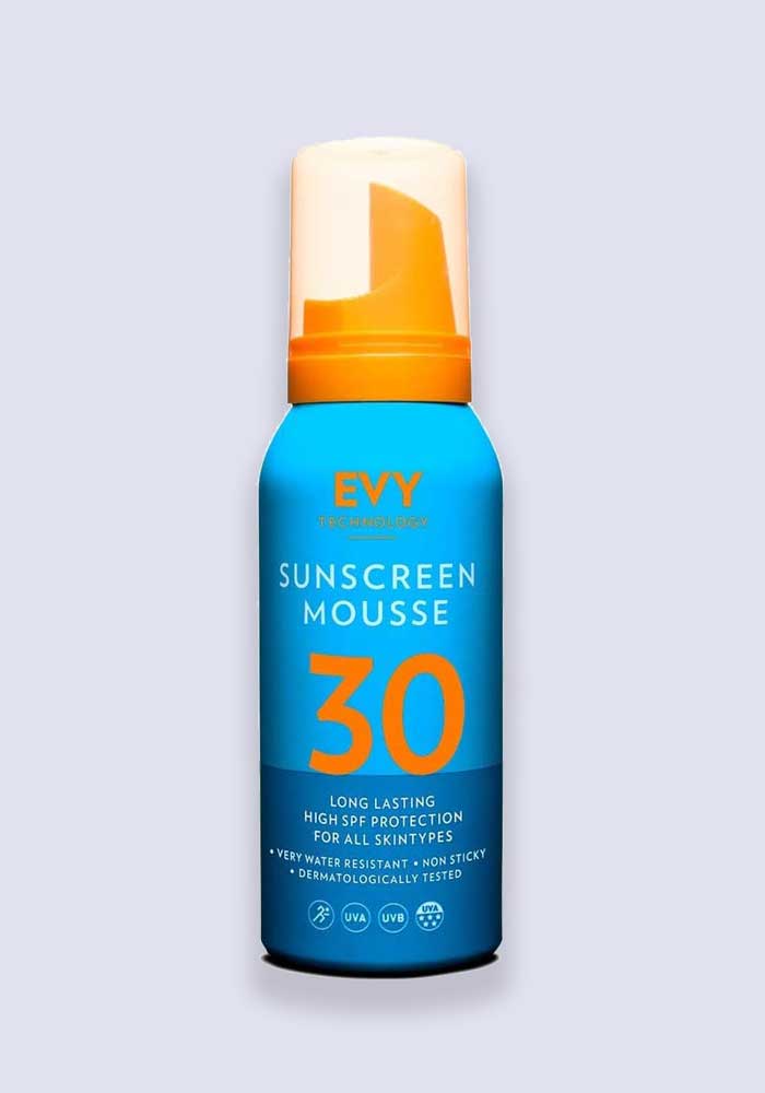 EVY Sunscreen Mousse SPF 30 100ml – The Suncare Shop