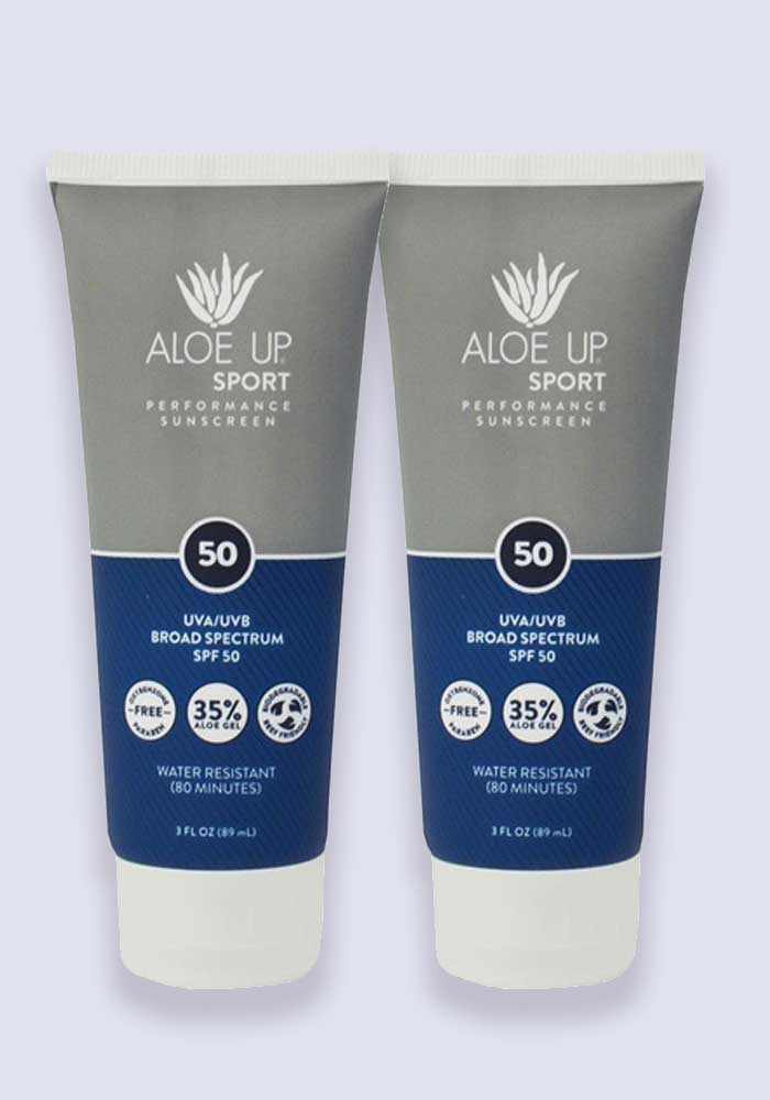 Aloe Up Sport Sun Lotion SPF 50 90ml - 2 Pack Saver