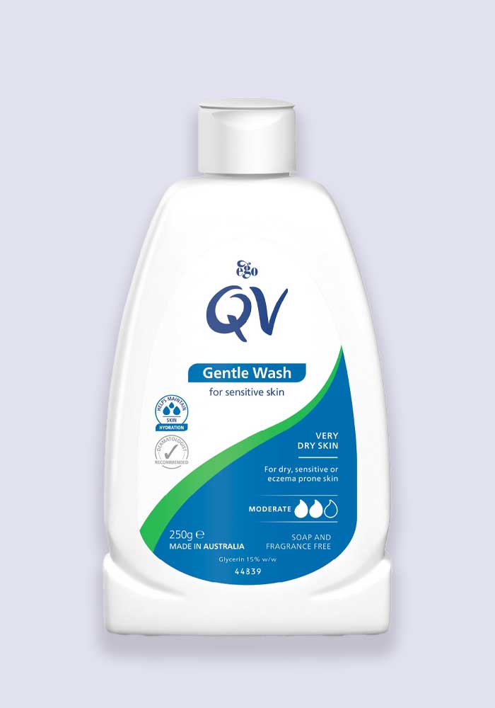 QV Gentle Wash Soap Free Cleanser PH Balanced & Hypoallergenic 250ml