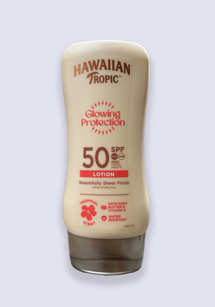 Hawaiian Tropic Glowing Protection Ultra Radiance SPF 50 Sun Lotion 180ml