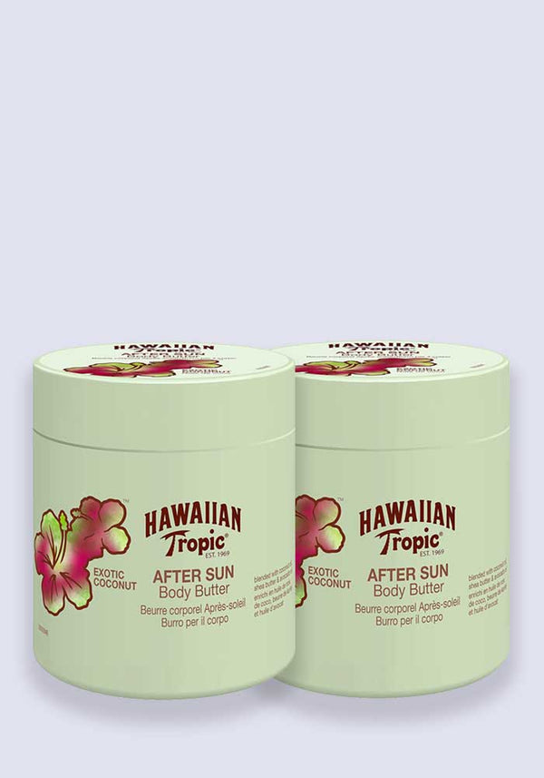 Hawaiian Tropic Coconut Body Butter 250ml 2 Pack Saver