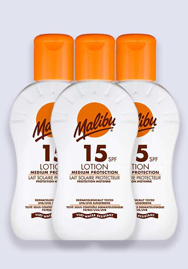 Malibu Sun Lotion SPF 15 200ml - 3 Pack Saver