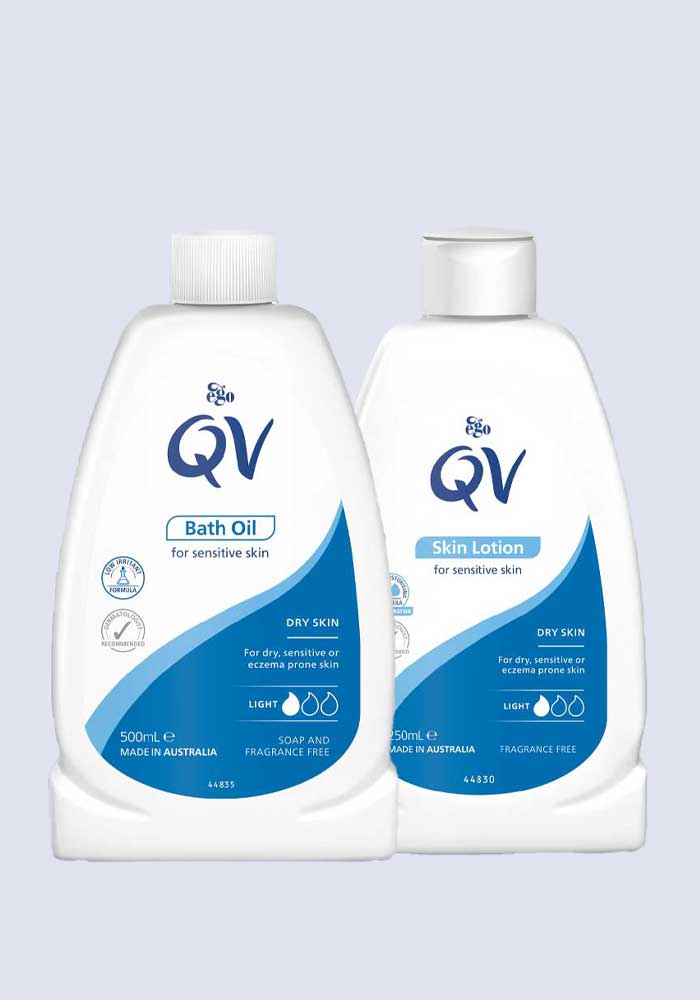 QV BUNDLE Gentle Wash & Skin Lotion For Dry Skin Conditions 250ml