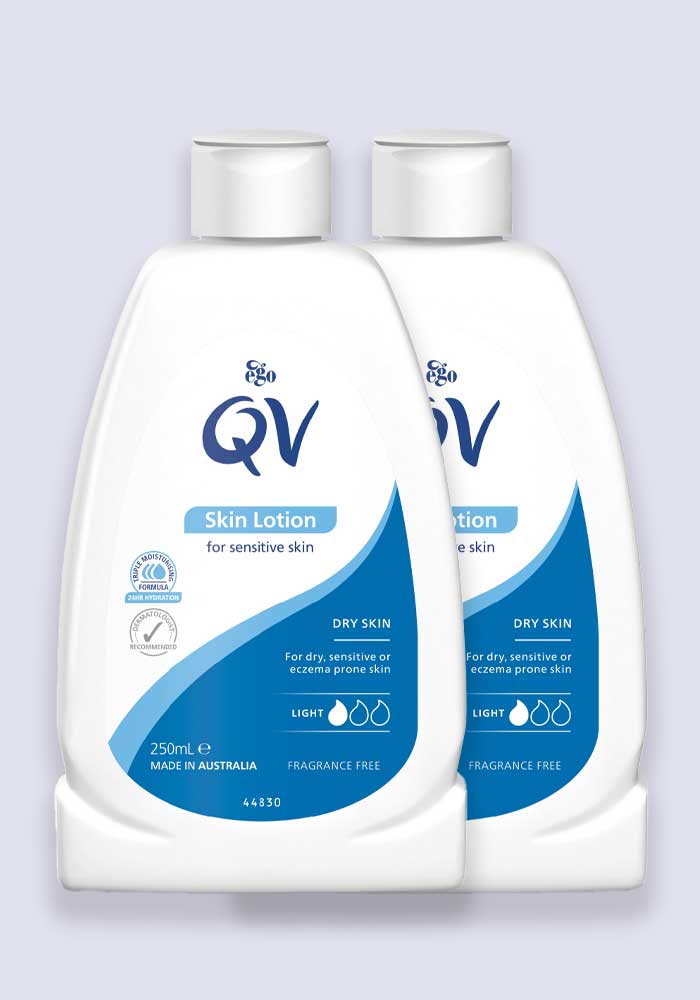 QV Skin Lotion Light Body Moisturiser 250ml - 2 Pack Saver