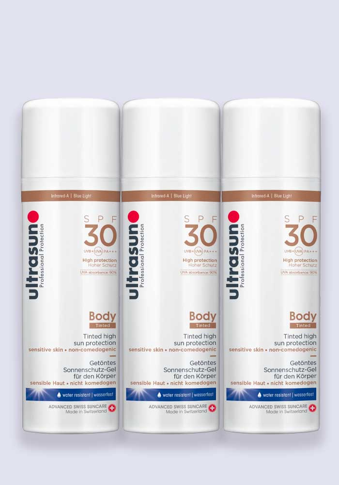 Ultrasun Family Tinted Body SPF 30 150ml - 3 Pack Saver