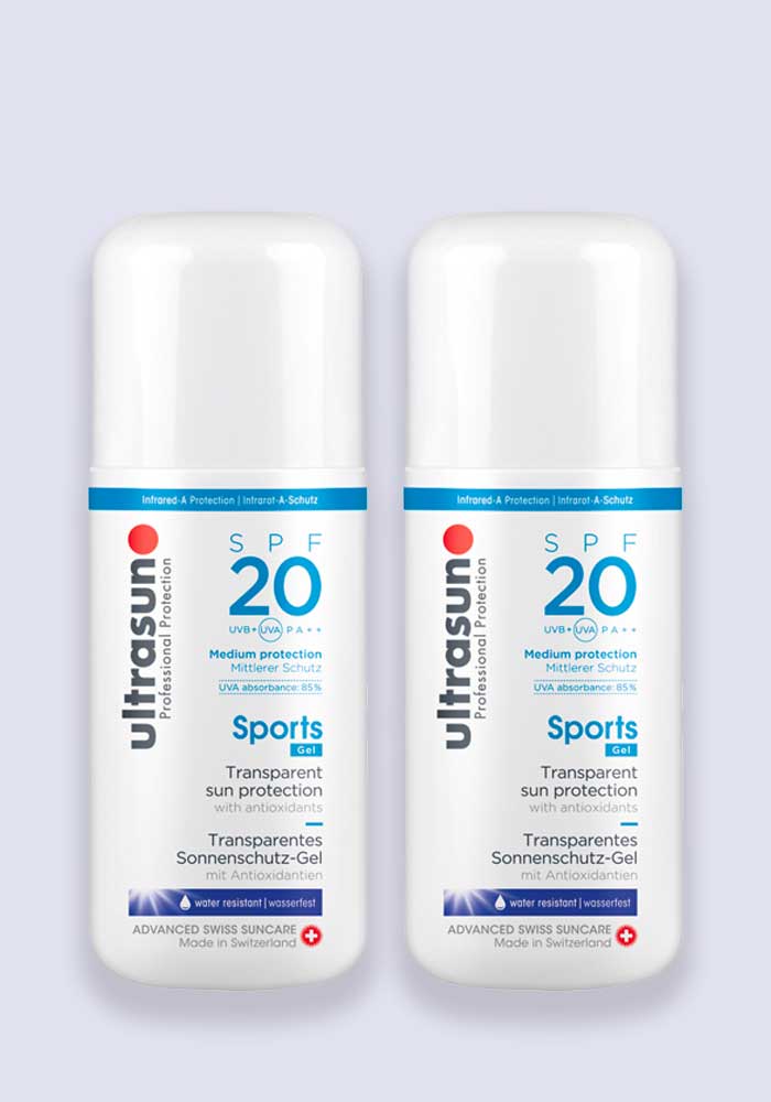 Ultrasun Sports Gel SPF 20 100ml - 2 Pack Saver